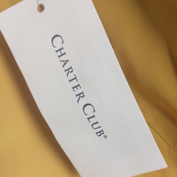 NWT Charter Water-Resistant Yellow Utility Hooded Jacket $99.50 Medium - Picture 5 of 8